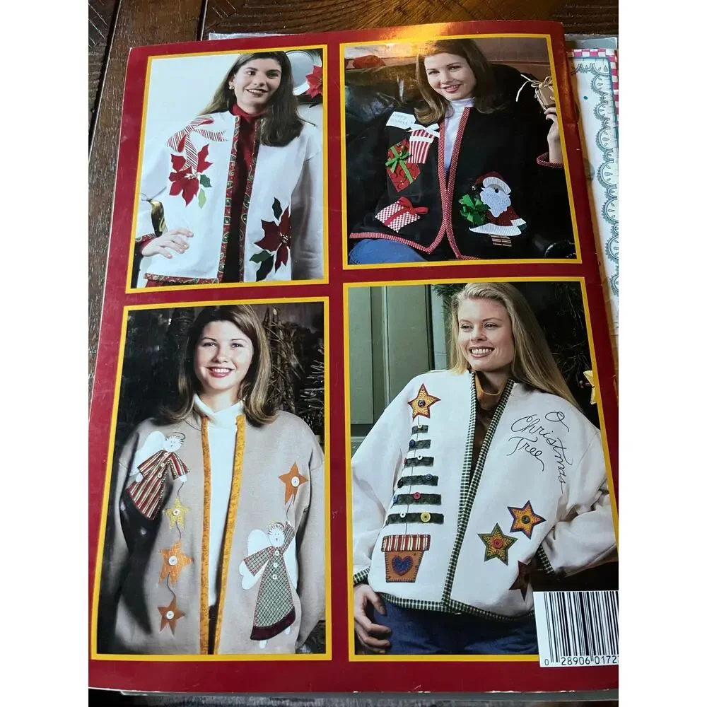 Lot of 8 Cross Stitch & Needlework Pattern‎ Books Christmas Samplers Sweaters
